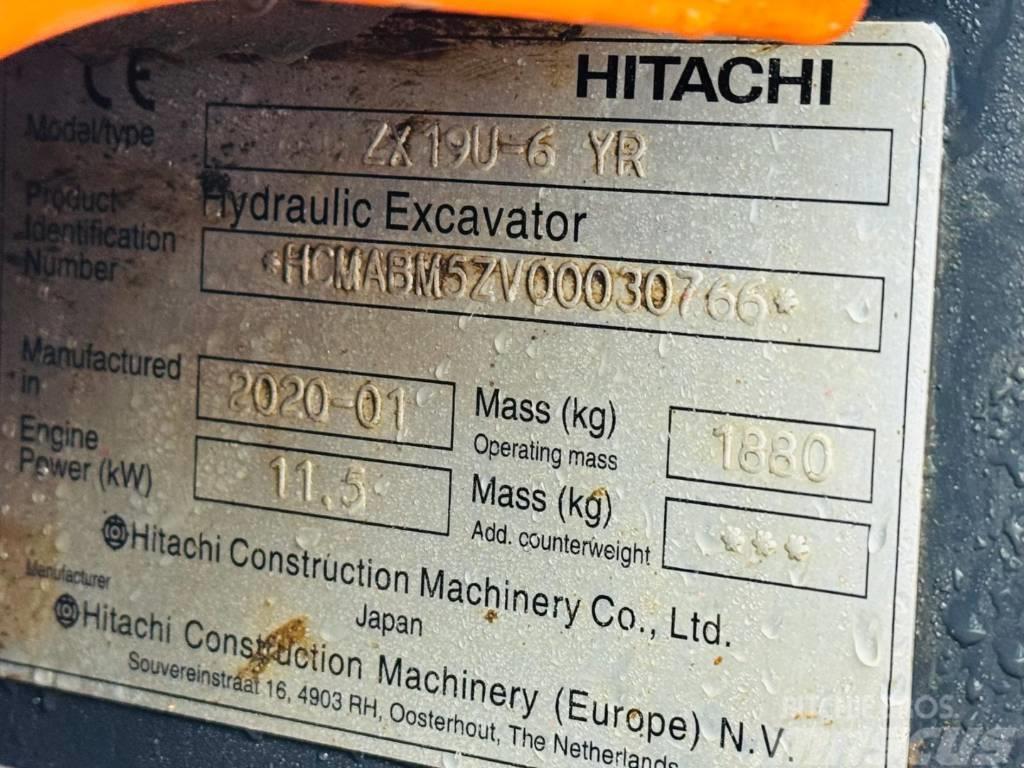 Hitachi ZX 19 U-6 YR Mini ekskavatori < 7 t