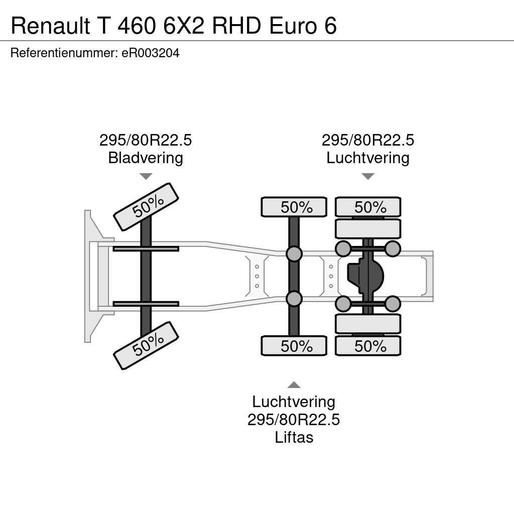 Renault T 460 6X2 RHD Euro 6 Vilcēji