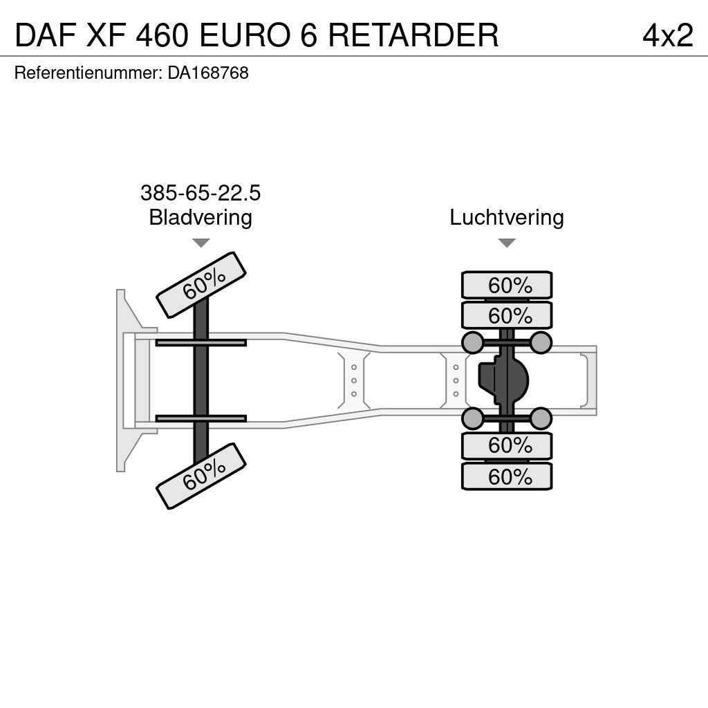 DAF XF 460 EURO 6 RETARDER Vilcēji