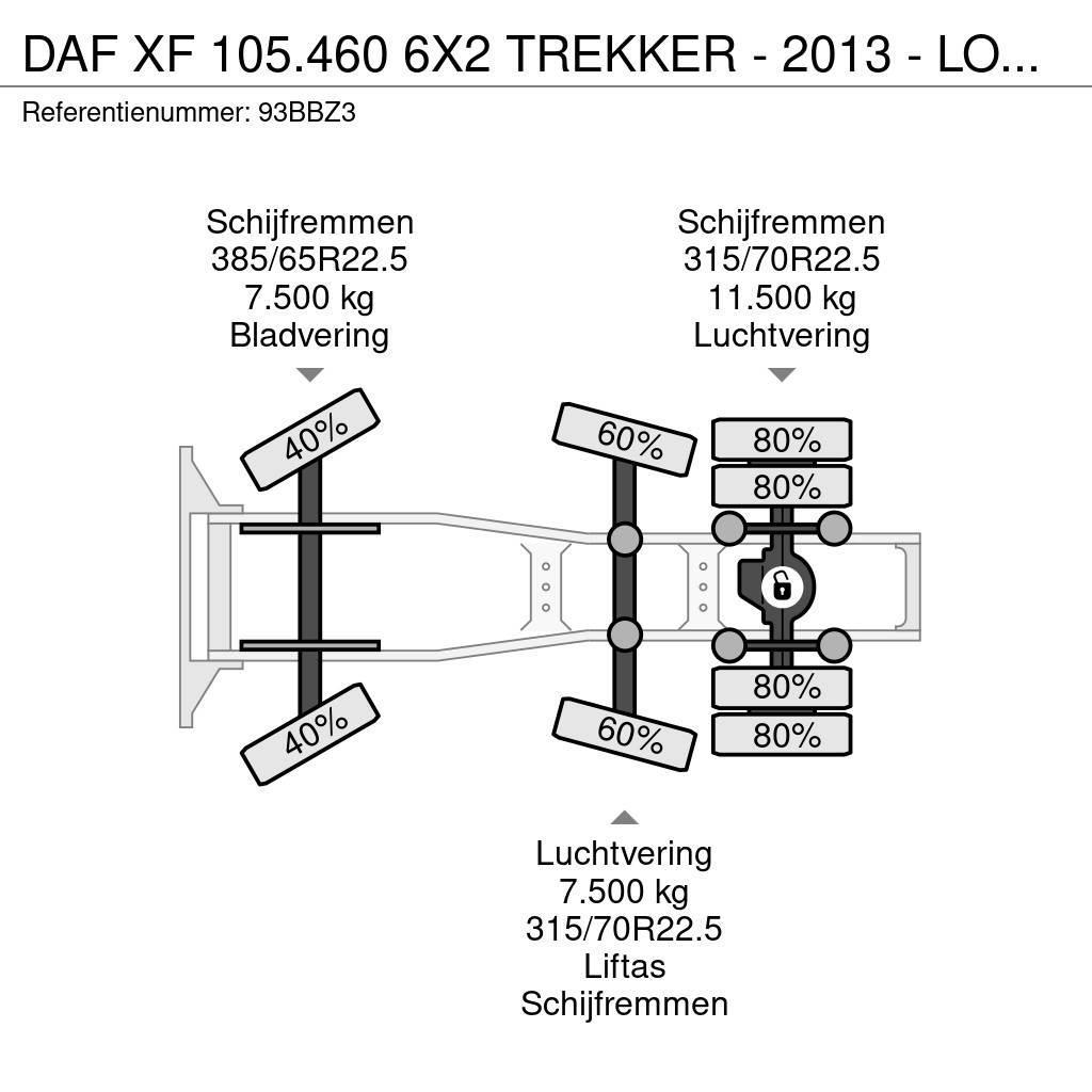 DAF XF 105.460 6X2 TREKKER - 2013 - LOW MILEAGE - AUTO Tractor Units