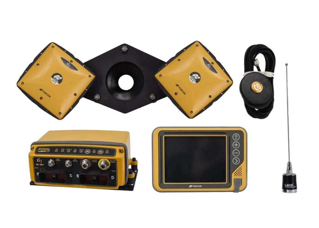 Topcon 3D-MC Machine Control Grader Autos GPS Kit w/ Dual Citas sastāvdaļas