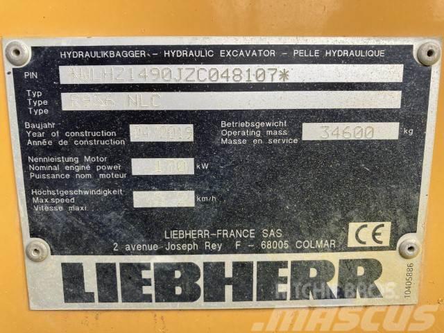 Liebherr R 936 Litronic Kāpurķēžu ekskavatori