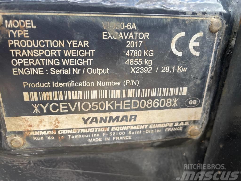Yanmar Vio 50-6A Mini excavators < 7t (Mini diggers)