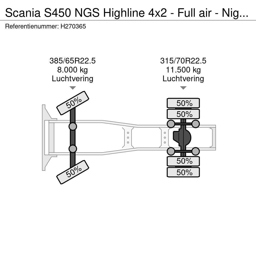 Scania S450 NGS Highline 4x2 - Full air - Night clima - R Vilcēji