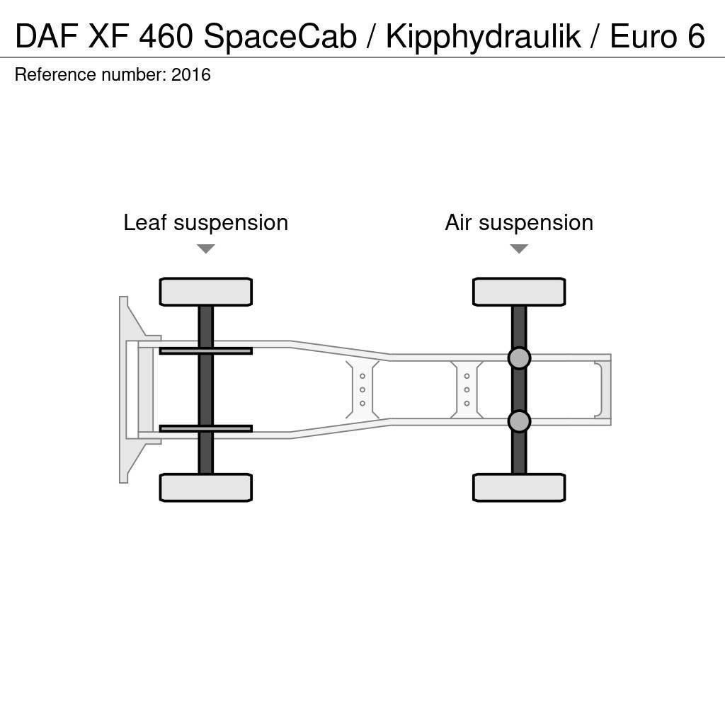 DAF XF 460 SpaceCab / Kipphydraulik / Euro 6 Vilcēji