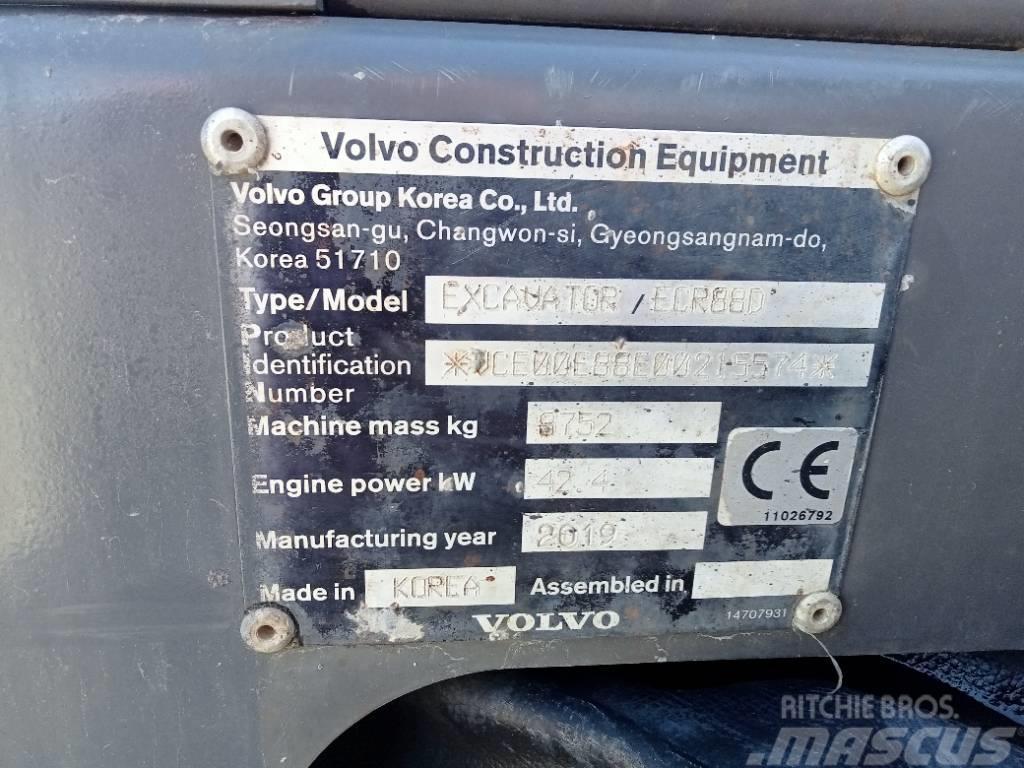 Volvo ECR 88 D Vidēja lieluma ekskavatori 7 t - 12 t