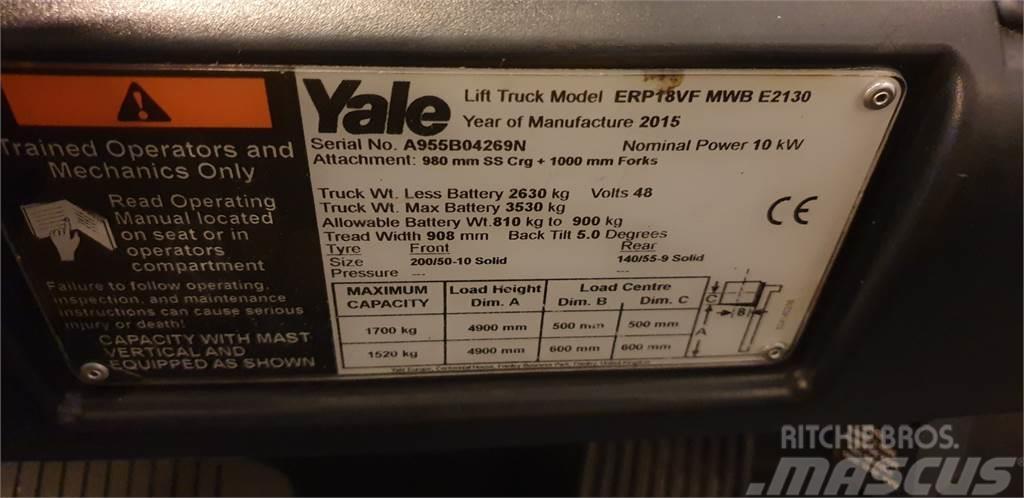 Yale ERP18VF MWB Elektriskie iekrāvēji
