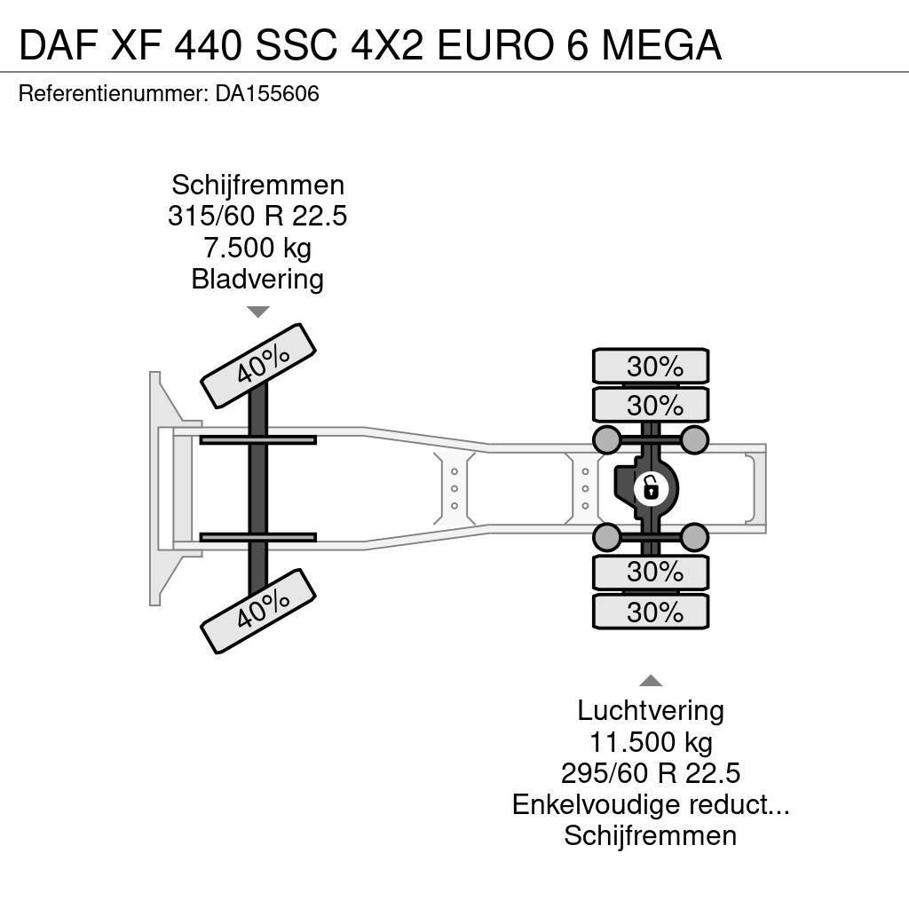 DAF XF 440 SSC 4X2 EURO 6 MEGA Vilcēji