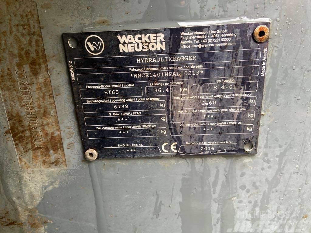 Wacker Neuson ET65 Kāpurķēžu ekskavatori