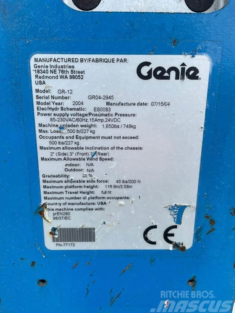 Genie GR-12 | 5.4 METER | 227 KG Citi pacēlāji un platformas