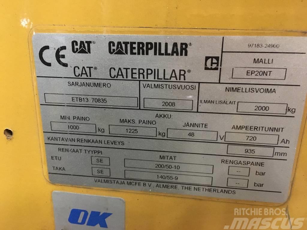 CAT EP 20 NT Elektriskie iekrāvēji