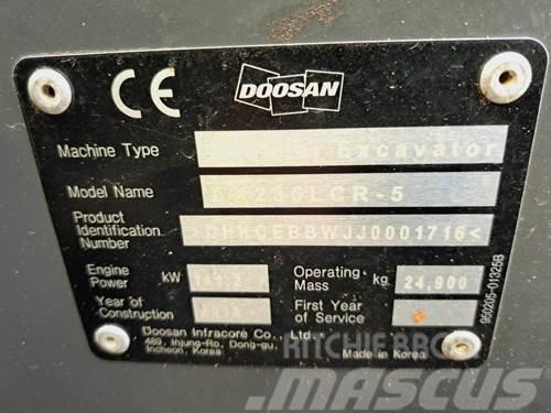 Doosan DX235LCR-5 Kāpurķēžu ekskavatori