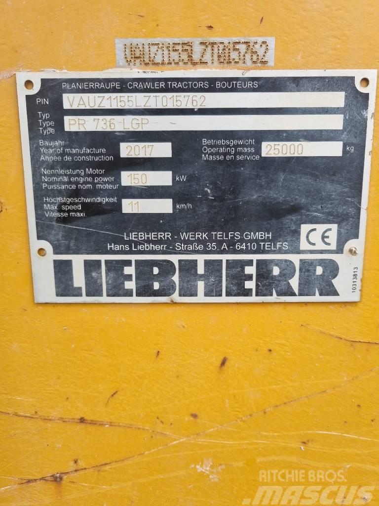 Liebherr PR 736 LGP Kāpurķēžu buldozeri