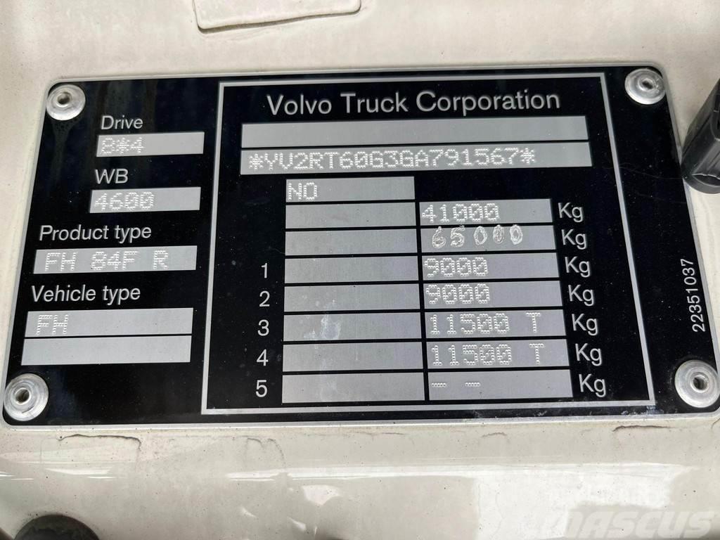 Volvo FH 540 8x4 RETARDER / BOX L=5555 mm Pašizgāzējs