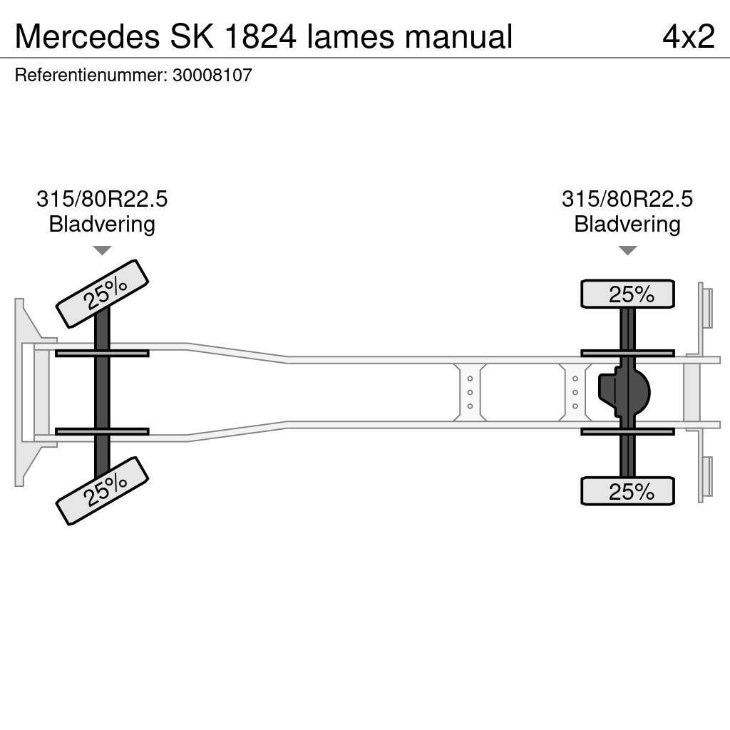 Mercedes-Benz SK 1824 lames manual Šasija ar kabīni