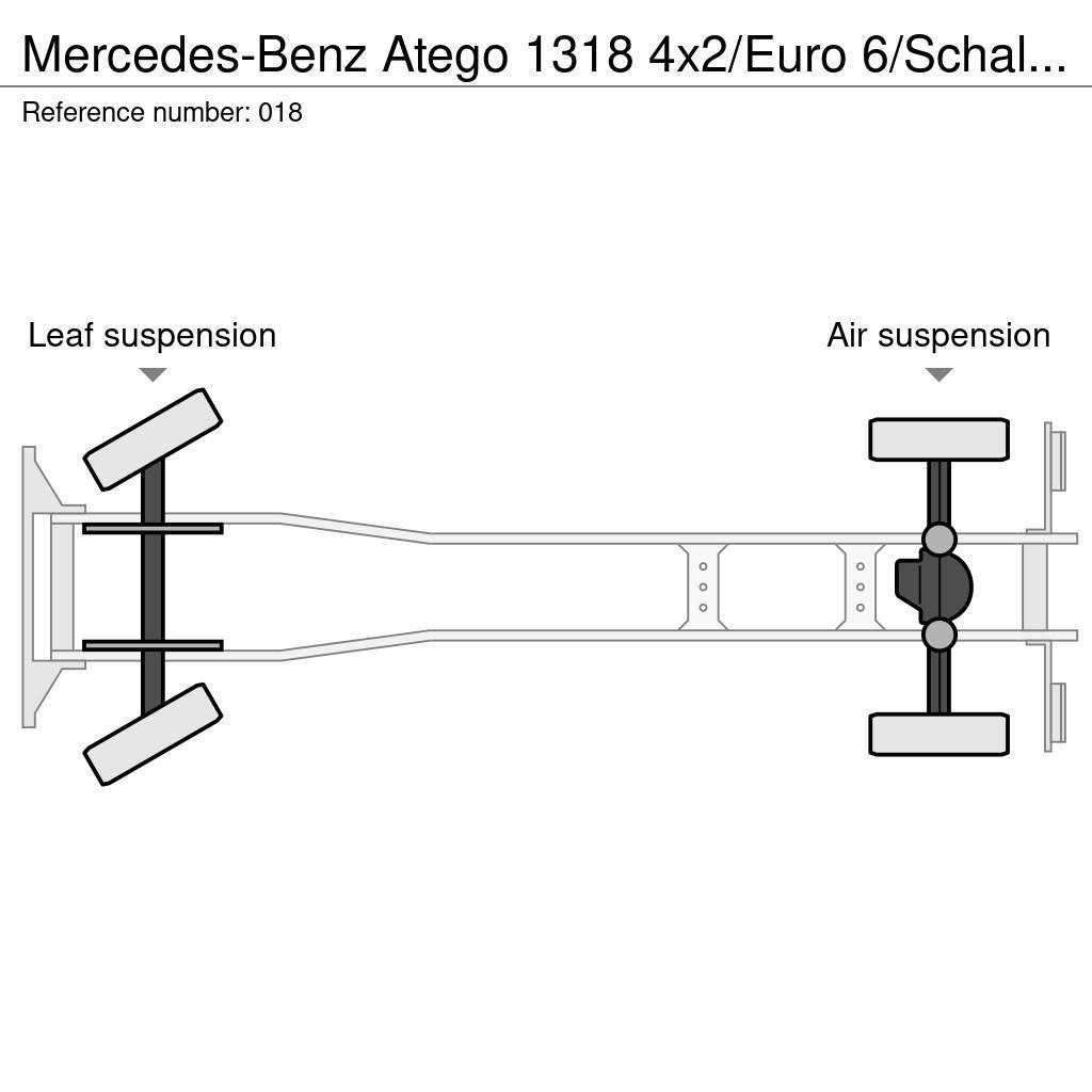 Mercedes-Benz Atego 1318 4x2/Euro 6/Schaltung/Klima/1218 Šasija ar kabīni