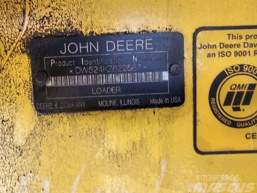 John Deere 524 K Iekrāvēji uz riteņiem