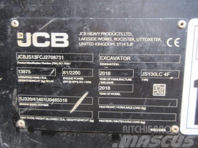 JCB JS130LC Plus+ Kāpurķēžu ekskavatori