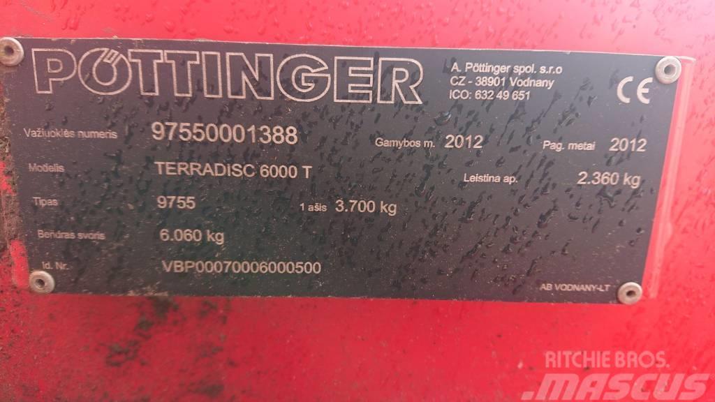 Pöttinger TerraDisc 6000 T Disku lobītāji/ecēšas