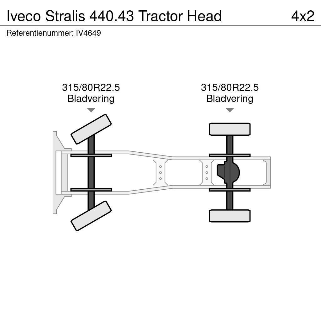 Iveco Stralis 440.43 Tractor Head Vilcēji