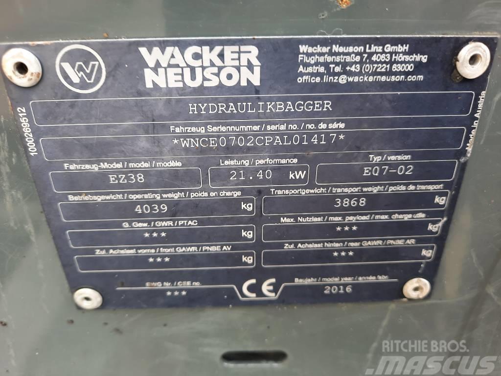 Wacker Neuson EZ 38 Mini ekskavatori < 7 t