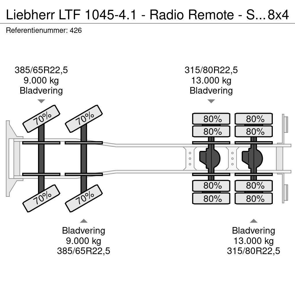 Liebherr LTF 1045-4.1 - Radio Remote - Scania P410 8x4 - Eu Visurgājēji celtņi