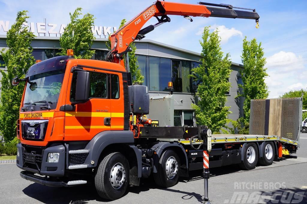 MAN TGS 35.360 E6 8×2 / Tow truck / Crane Fassi F235 Vehicle transporters