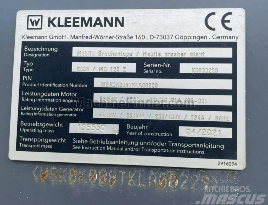 Kleemann MC125Z Mobilie drupinātāji