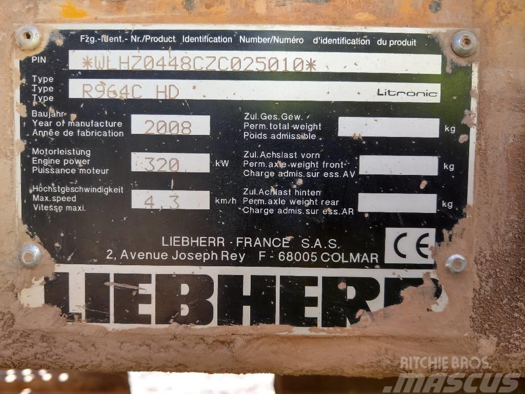 Liebherr R 964 C HD Kāpurķēžu ekskavatori