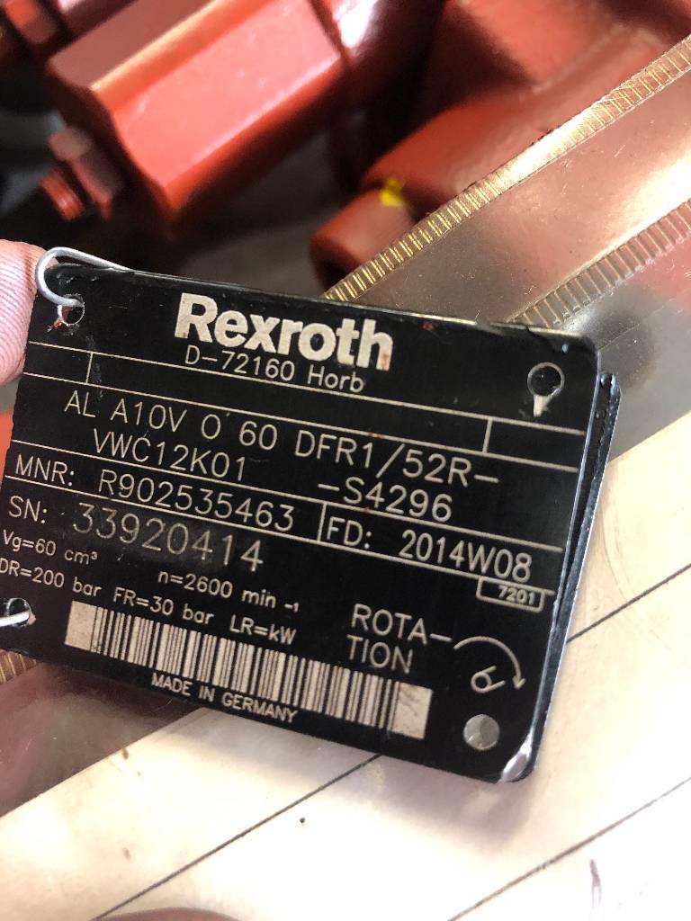 Rexroth A10VO60DFR1/52R-VWC12K04-S0827 +  A10VO45ED72/52L Citas sastāvdaļas