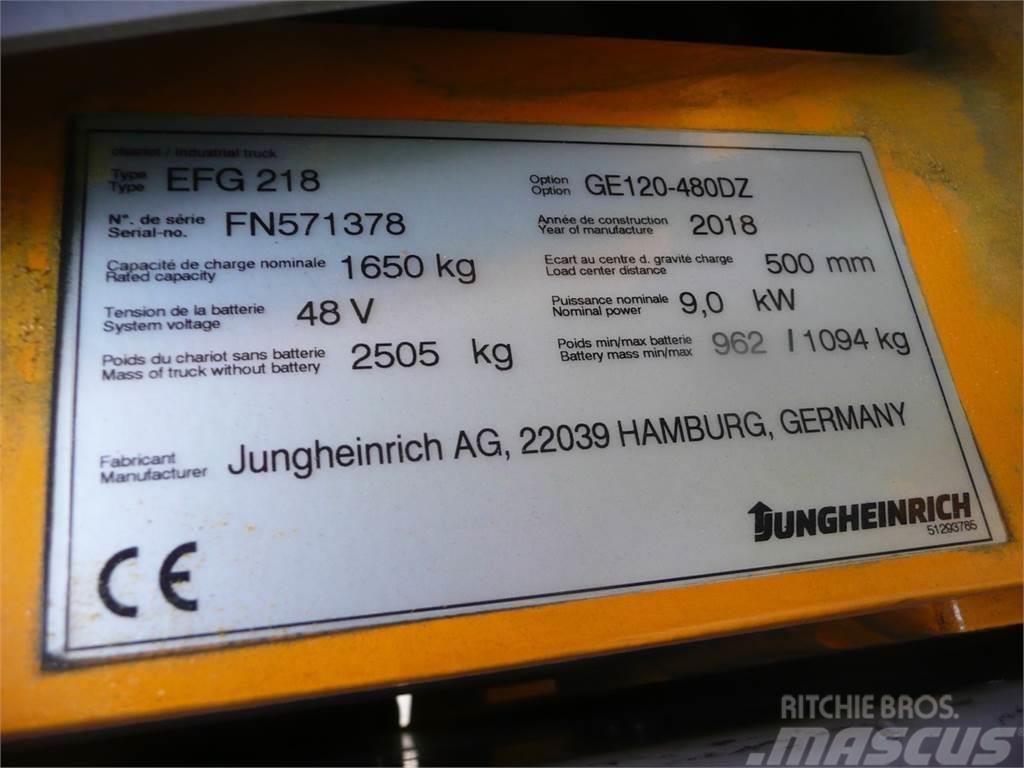 Jungheinrich EFG 218 480 DZ Elektriskie iekrāvēji