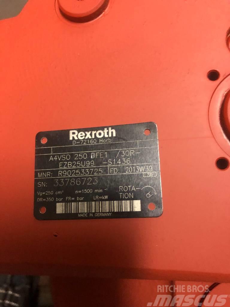 Rexroth A4VSO 250 DFE1/30R-EZB25U99 -S1436 Citas sastāvdaļas