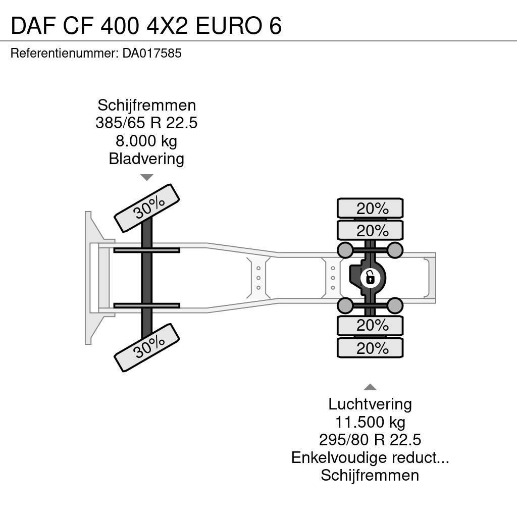DAF CF 400 4X2 EURO 6 Vilcēji