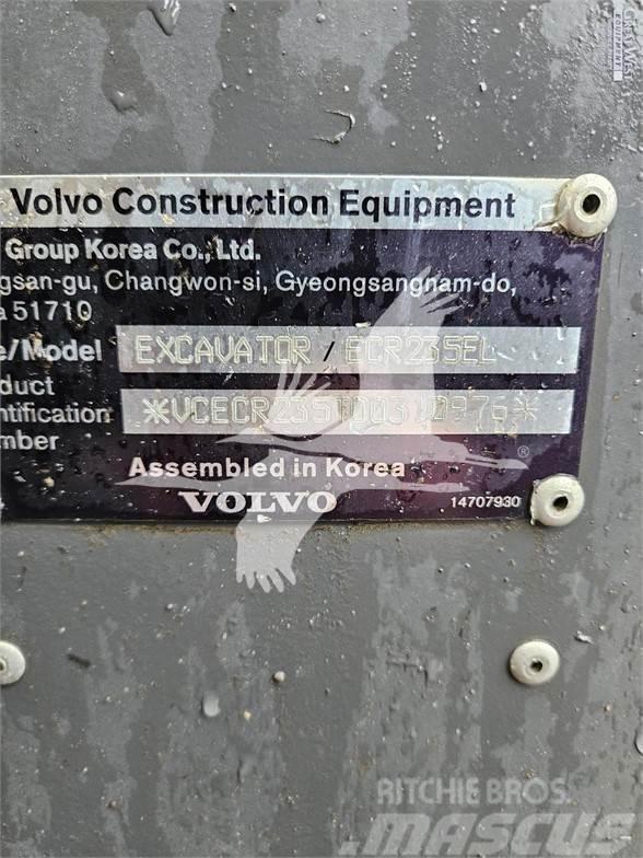 Volvo ECR235EL Kāpurķēžu ekskavatori