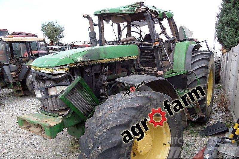 John Deere 7800 7700 7600 powershift parts, ersatzteile, częś Cits traktoru papildaprīkojums