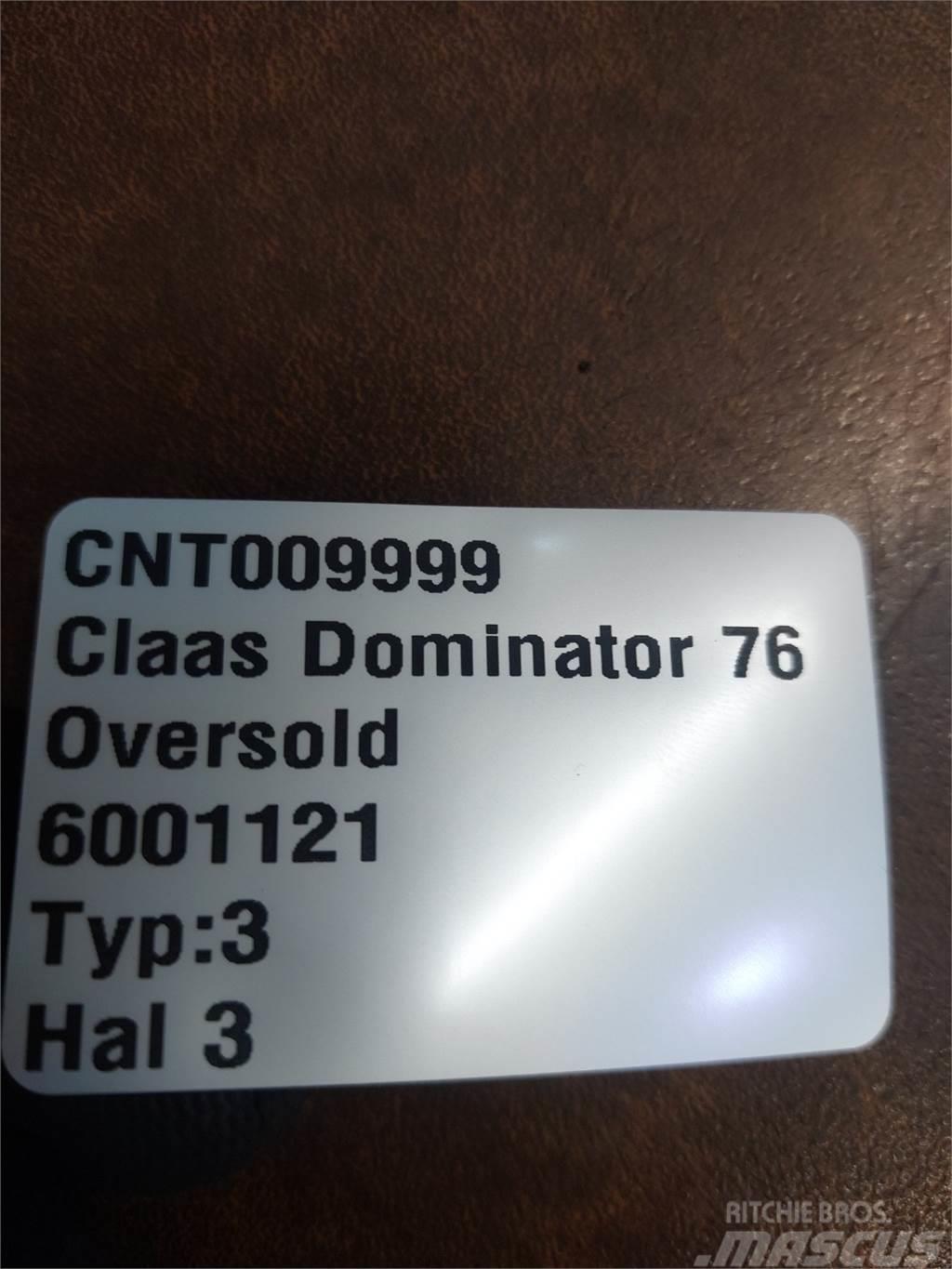 CLAAS Dominator 76 Smilšu un sāls kaisītāji