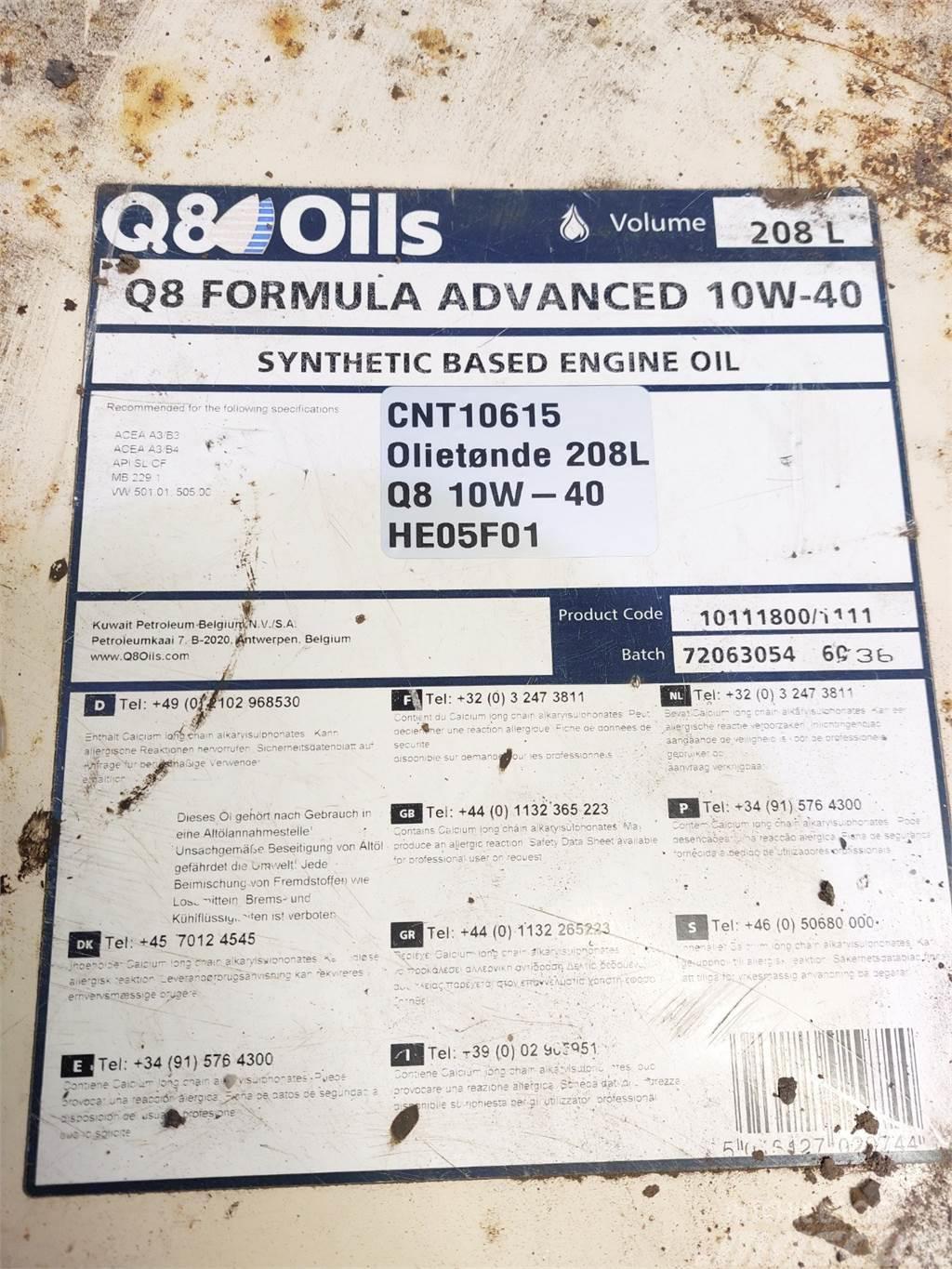  Oiletønde 208L Q8 10W-40 Synthetich Based Citi