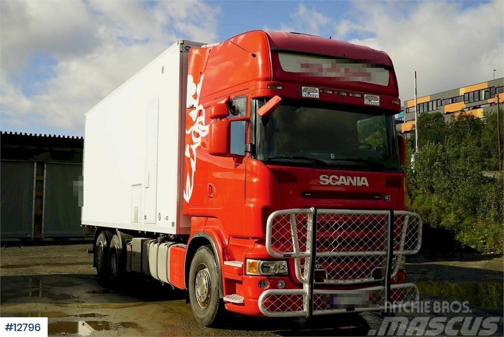 Scania R480 6x2 box truck Furgons