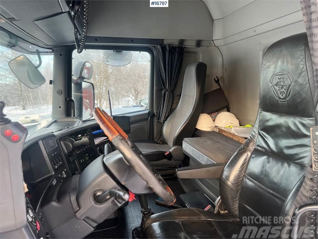 Scania R500 8x4 hook truck w/ 20T Hiab hook from 2014. WA Treileri ar āķi