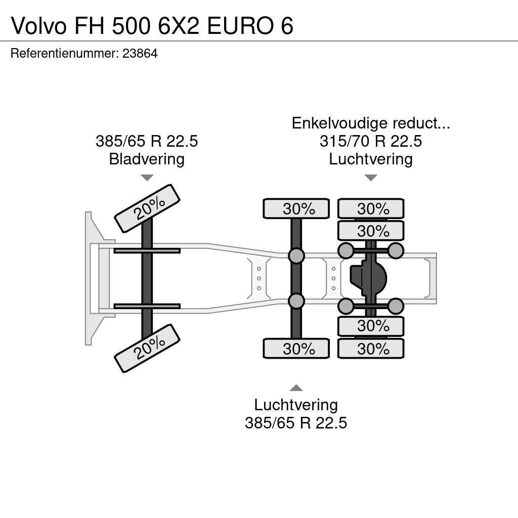 Volvo FH 500 6X2 EURO 6 Vilcēji