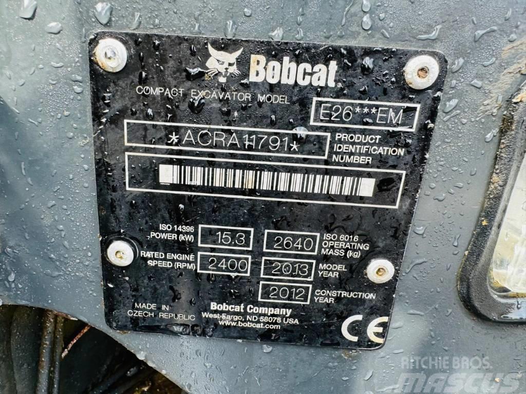 Bobcat E 26 EM Mini ekskavatori < 7 t