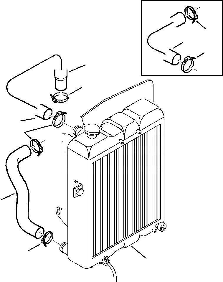Komatsu - Furtun radiator - 312607828 Radiatori