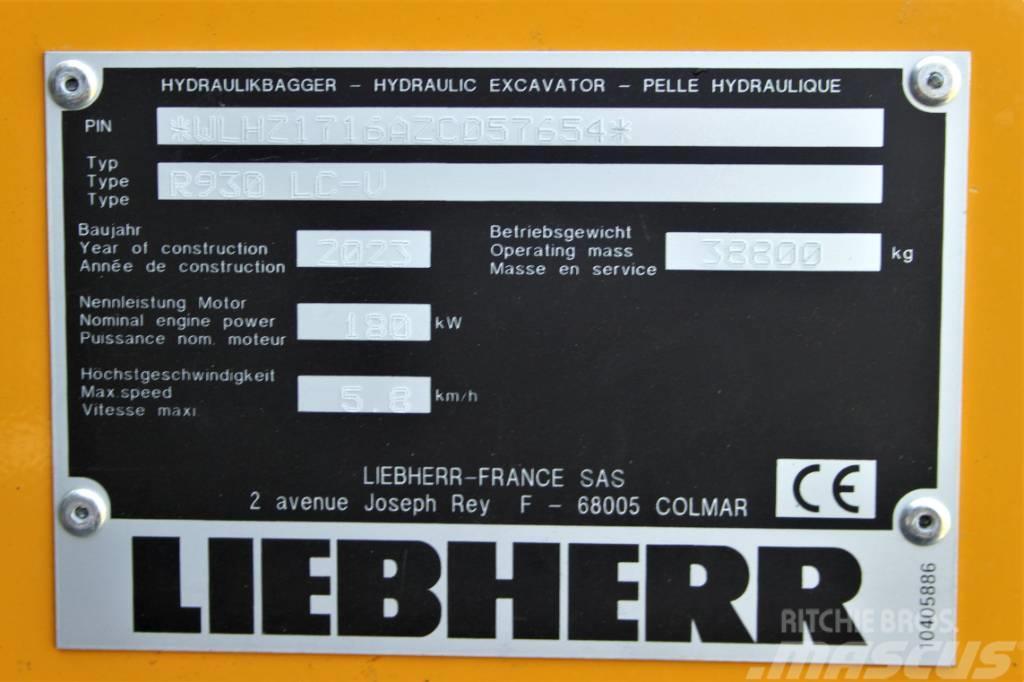 Liebherr R 930 LC-V Kāpurķēžu ekskavatori