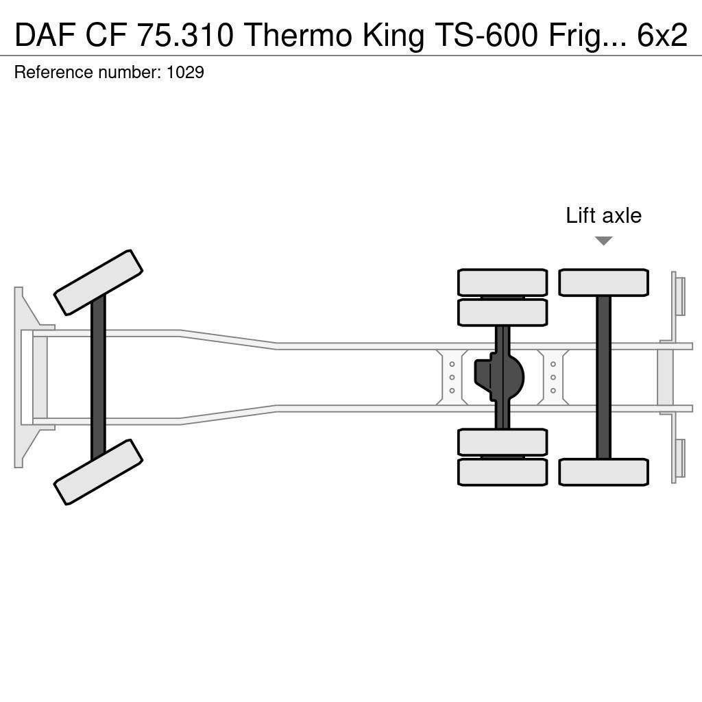 DAF CF 75.310 Thermo King TS-600 Frigo 6x2 Manuel Gear Kravas automašīnas - refrižeratori