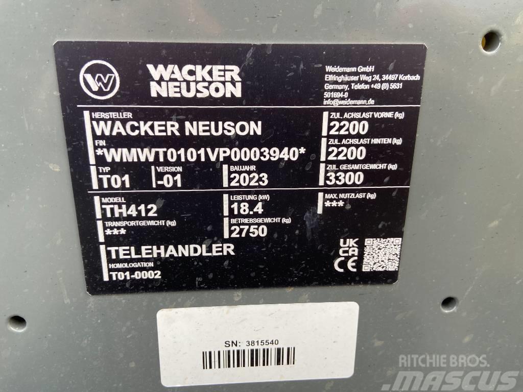 Wacker Neuson TH412 Teleskopiskie manipulatori