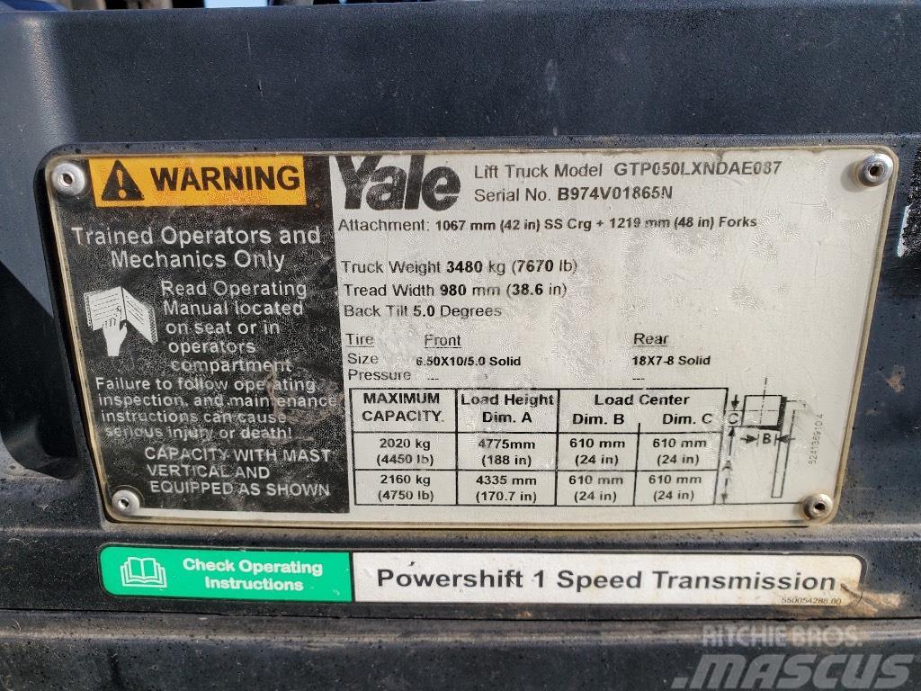 Yale GTP050 Autokrāvēji - citi