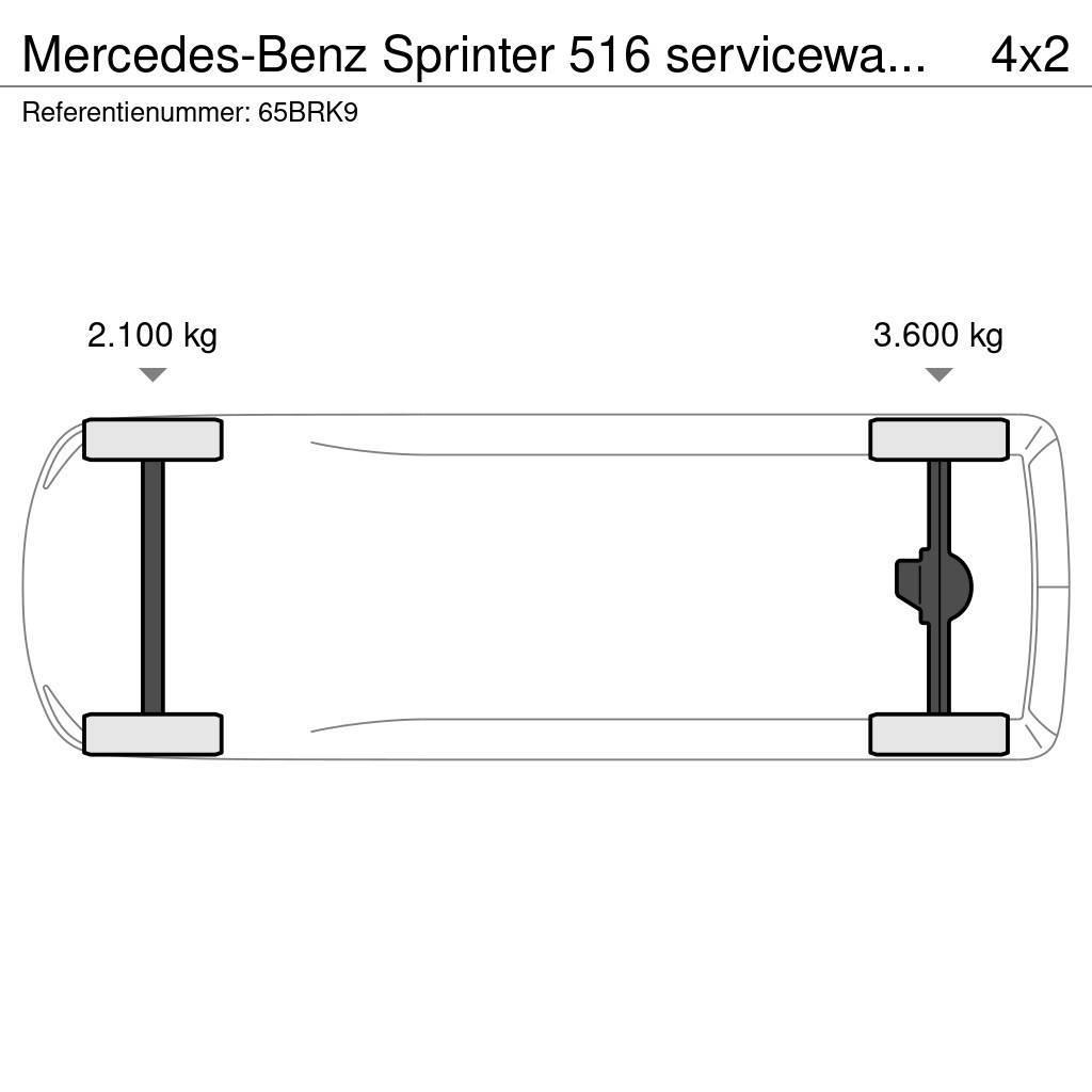 Mercedes-Benz Sprinter 516 servicewagen krachtstroom kraan Citi