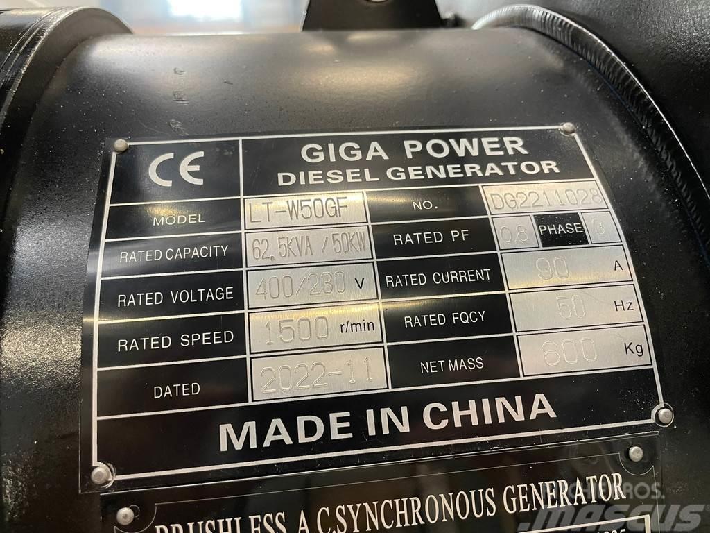  Giga power LT-W50GF 62.50KVA open set Citi ģeneratori