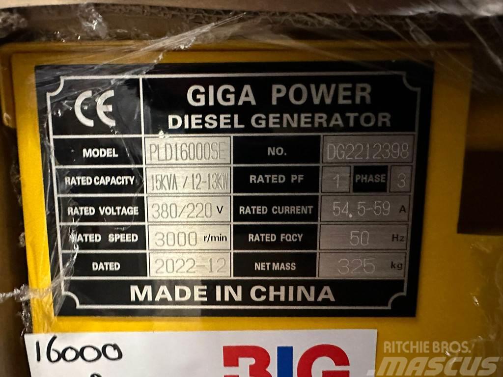  Giga power 15KVA PLD16000SE silent set Citi ģeneratori