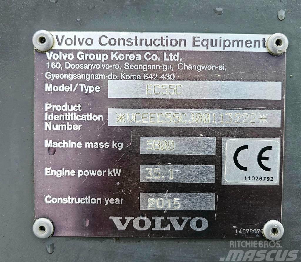 Volvo EC 55 C Mini ekskavatori < 7 t